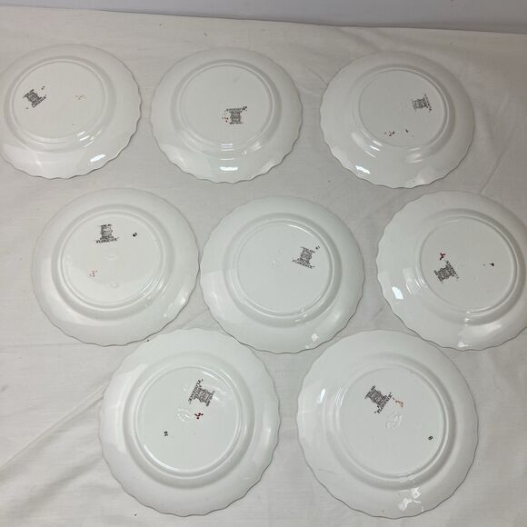 Set Of 8 Vtg Copeland Spode Florence England 6” Bread and Butter Plates - Picture 4 of 6